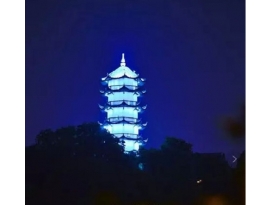 無(wú)錫文化標志性建筑的燈光秀